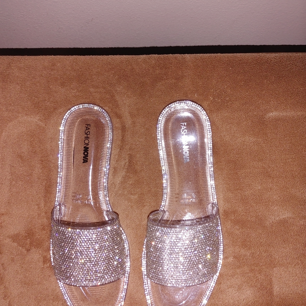 Clear Flat Jelly Sandals